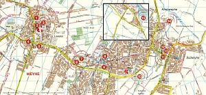 Karte Weyher Geräusche-Rundgang © Gemeinde Weyhe