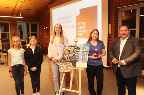 Weyher Kultur-Nachwuchspreis 2023 Ratssaal&nbsp;&copy;&nbsp;Gemeinde Weyhe